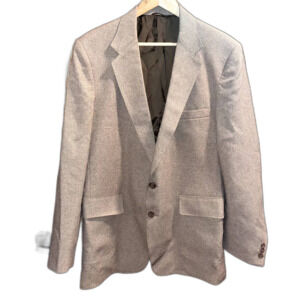 Levi's Action Suit Vintage Blazer Brown Neutral Two Button Pockets Men's 44L